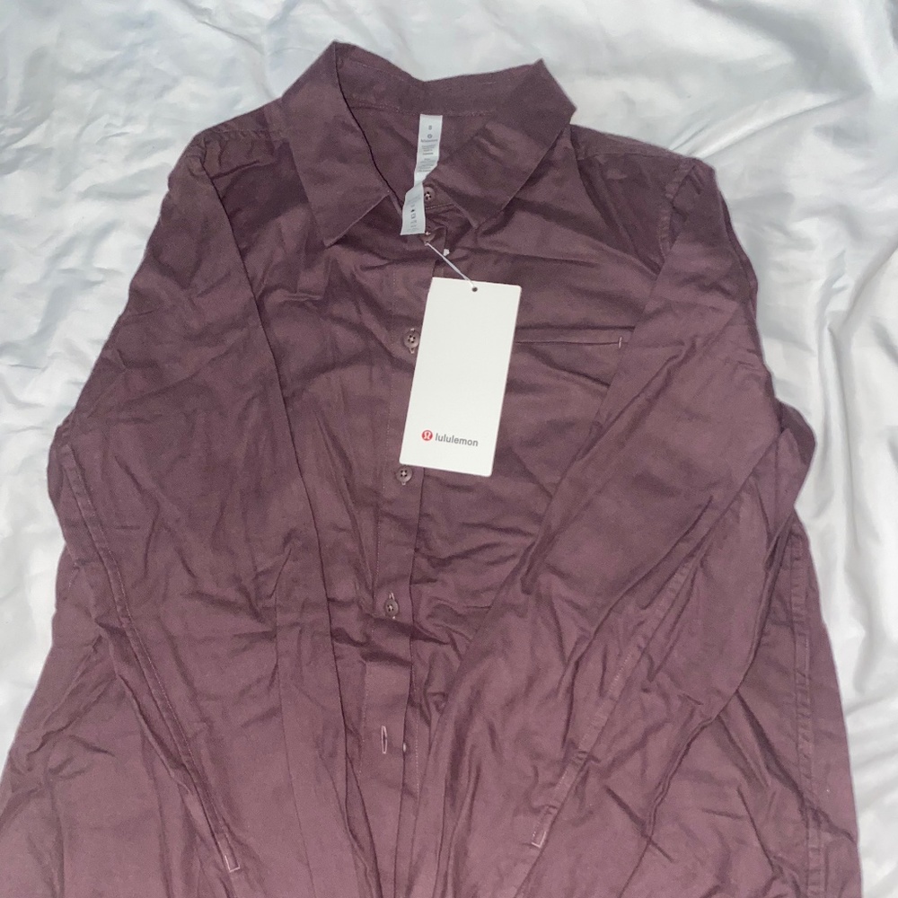 lululemon athletica button down flannel unisex